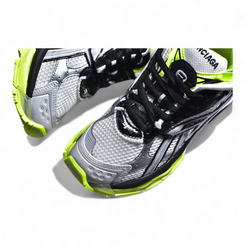 Balenciaga Runner Sneakers Black/Neon Yellow