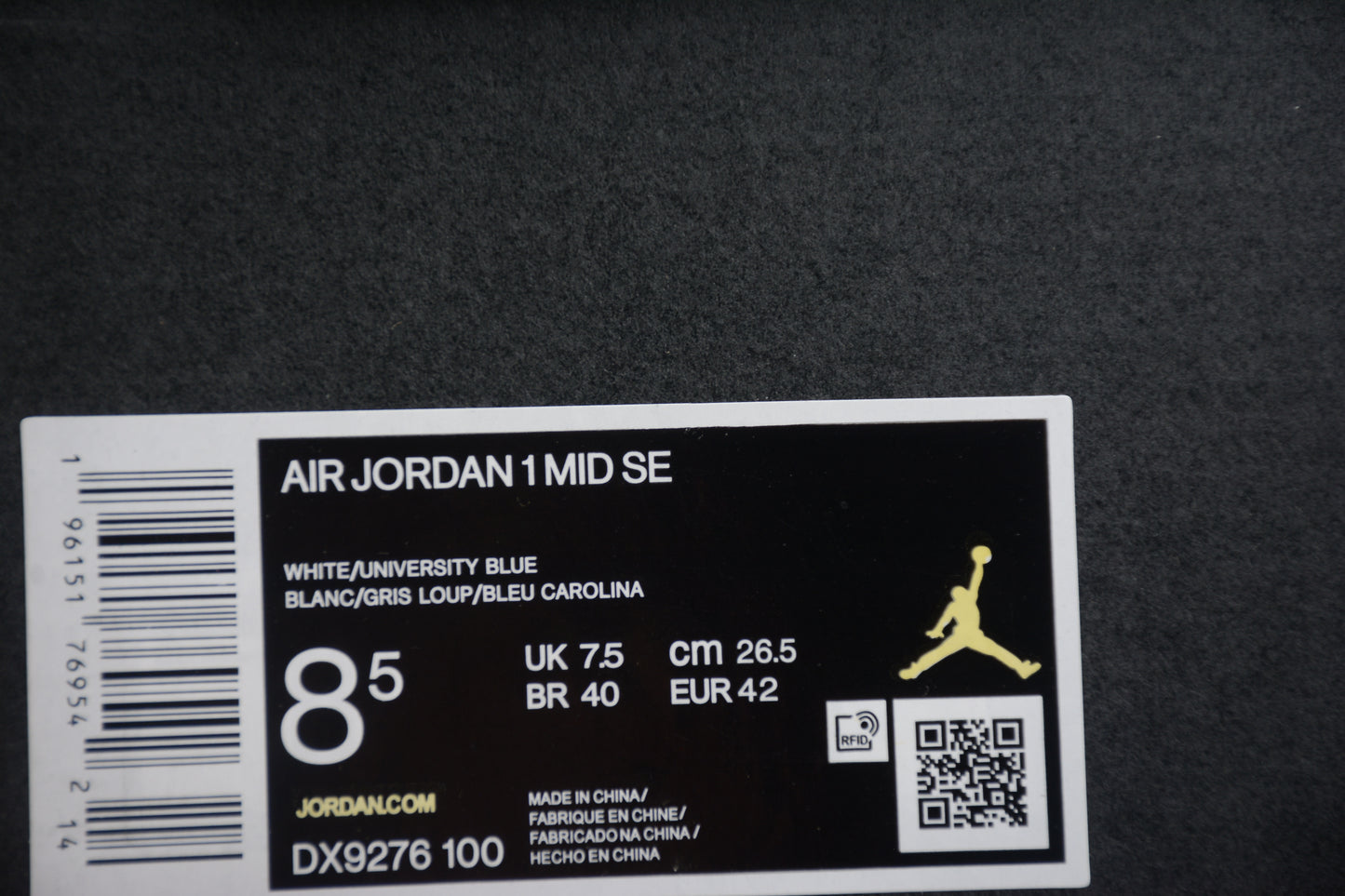 Air Jordan 1 Mid "University Blue Grey"