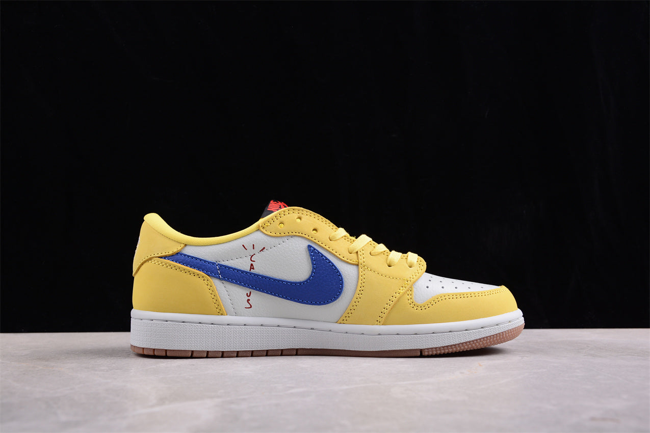 Nike Travis Scott x Air Jordan 1 Low "Canary Yellow" - Best Reps Website 2025
