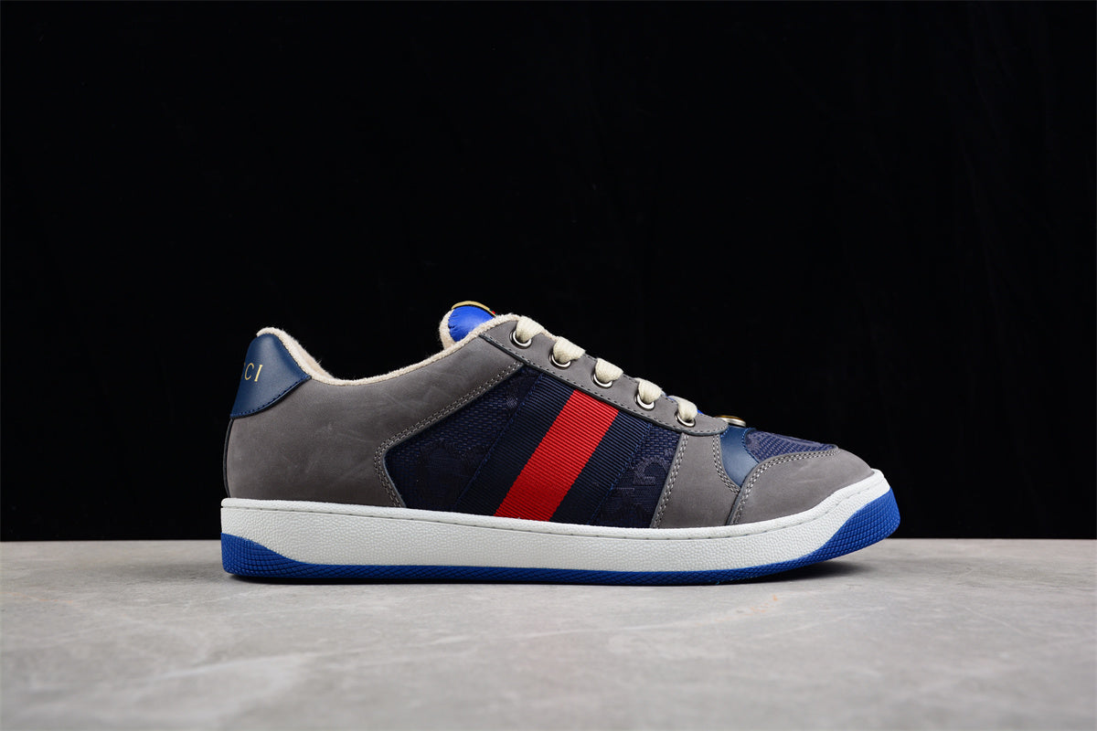 Gucci GG Screener 'Grey Navy' - Best Reps Website 2025