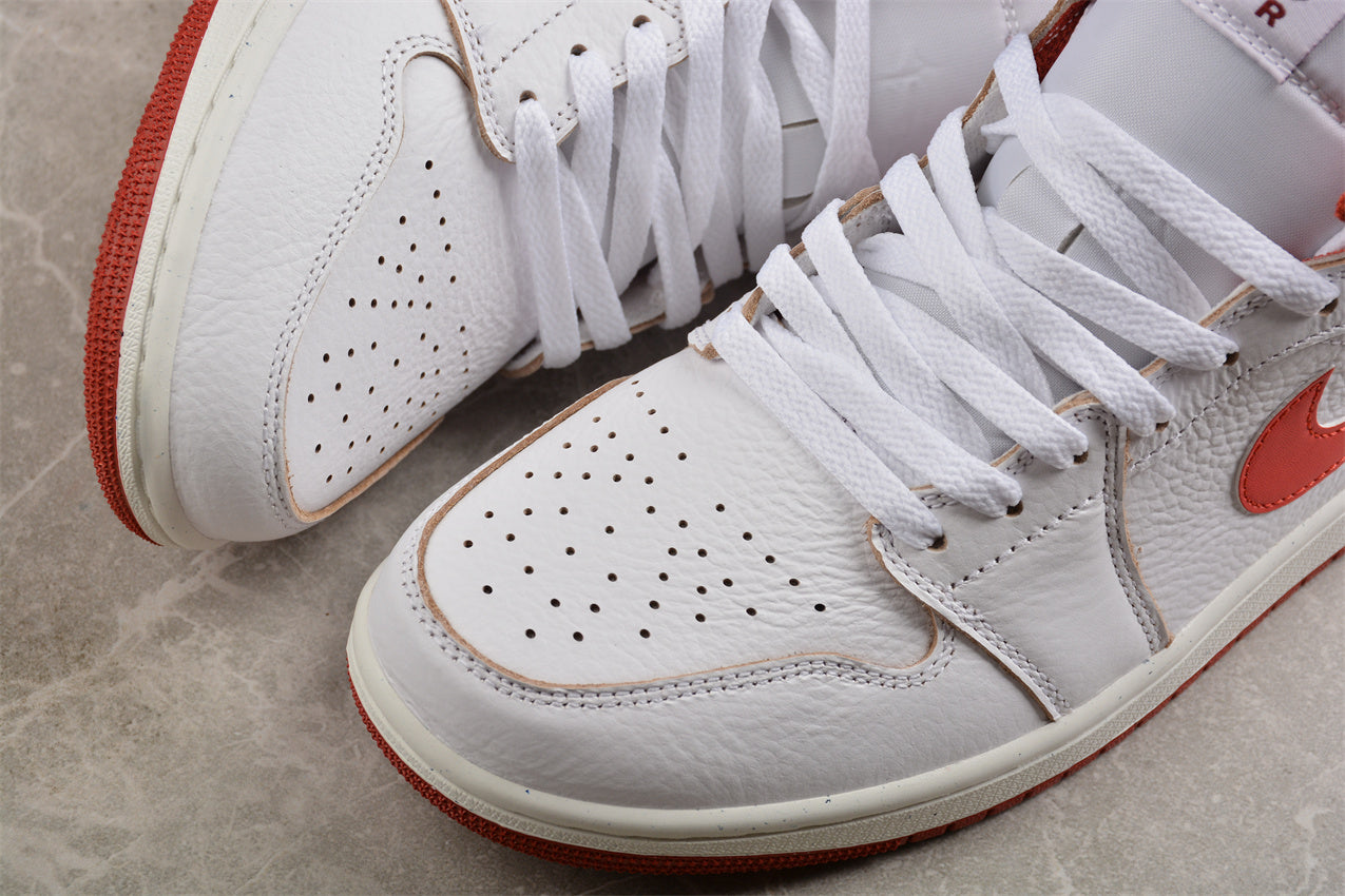 Nike Air Jordan 1 Mid "White Red Lobster" - Best Reps Website 2025