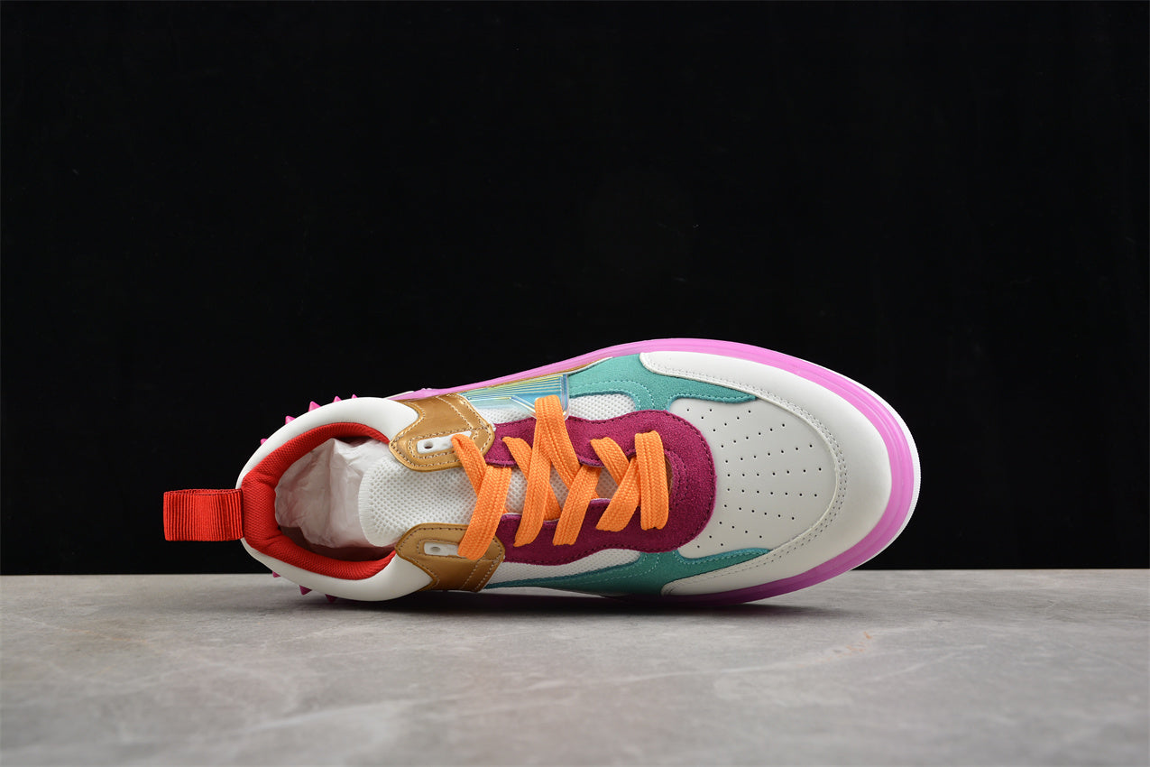 Christian Louboutin Astroloubi Spiked Leather in Pink/Golden-Switchreps