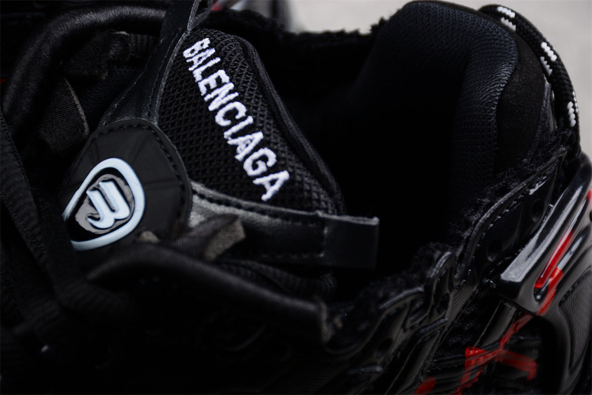 Balenciaga Runner Sneaker – Graffiti Black/Red - Best Reps Website 2025