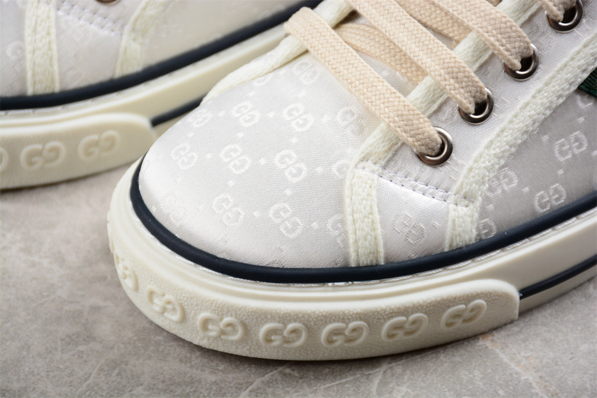 Gucci Tennis 1977 Denim GG Print White - Best Reps Website 2025