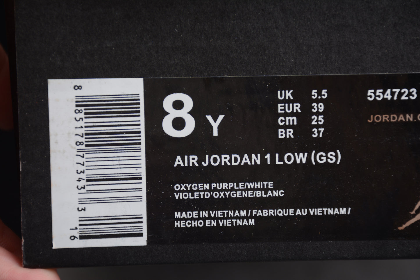 Air Jordan 1 Low GS "Oxygen Purple" - Best Reps Website 2025