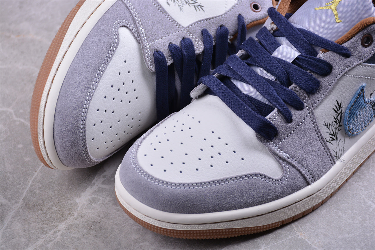 Air Jordan 1 Low SE "Phantom Repaired Denim" - Best Reps Website 2025