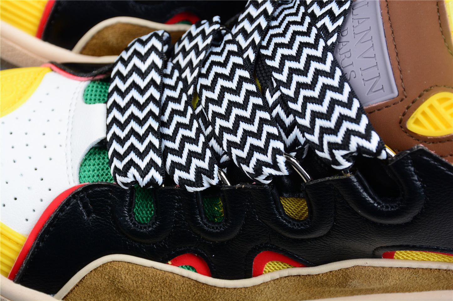 Lanvin Curb Sneaker 'Black Yellow'