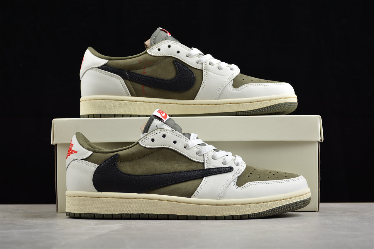 Air Jordan 1 Retro Low "TRAVIS SCOTT MEDIUM OLIVE" - Best Reps Website 2025