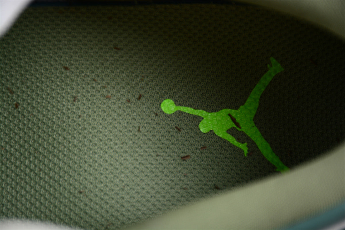 Air Jordan 1 Low Custom Sail White Oil Green - Best Reps Website 2025