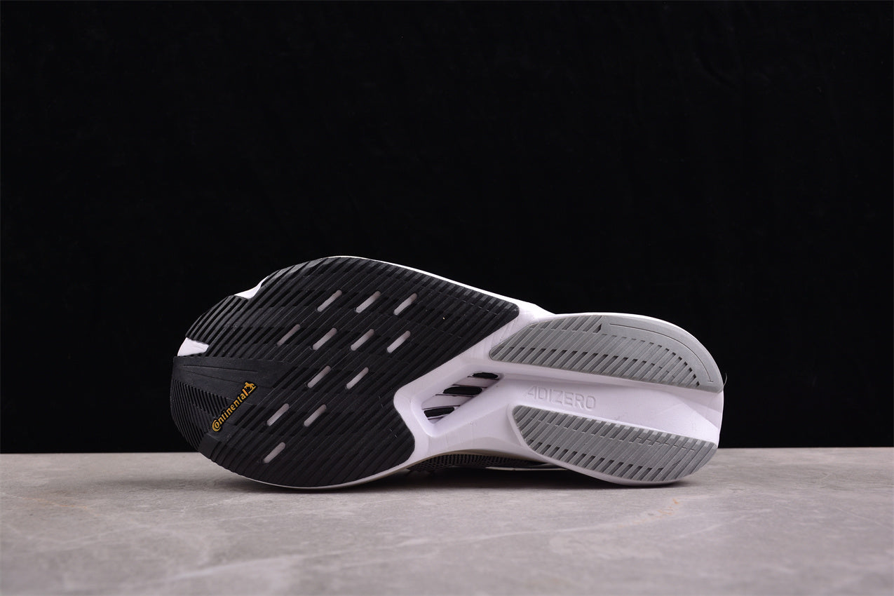 Adidas Adizero Boston 12 Low in Black/White - Best Reps Website 2025