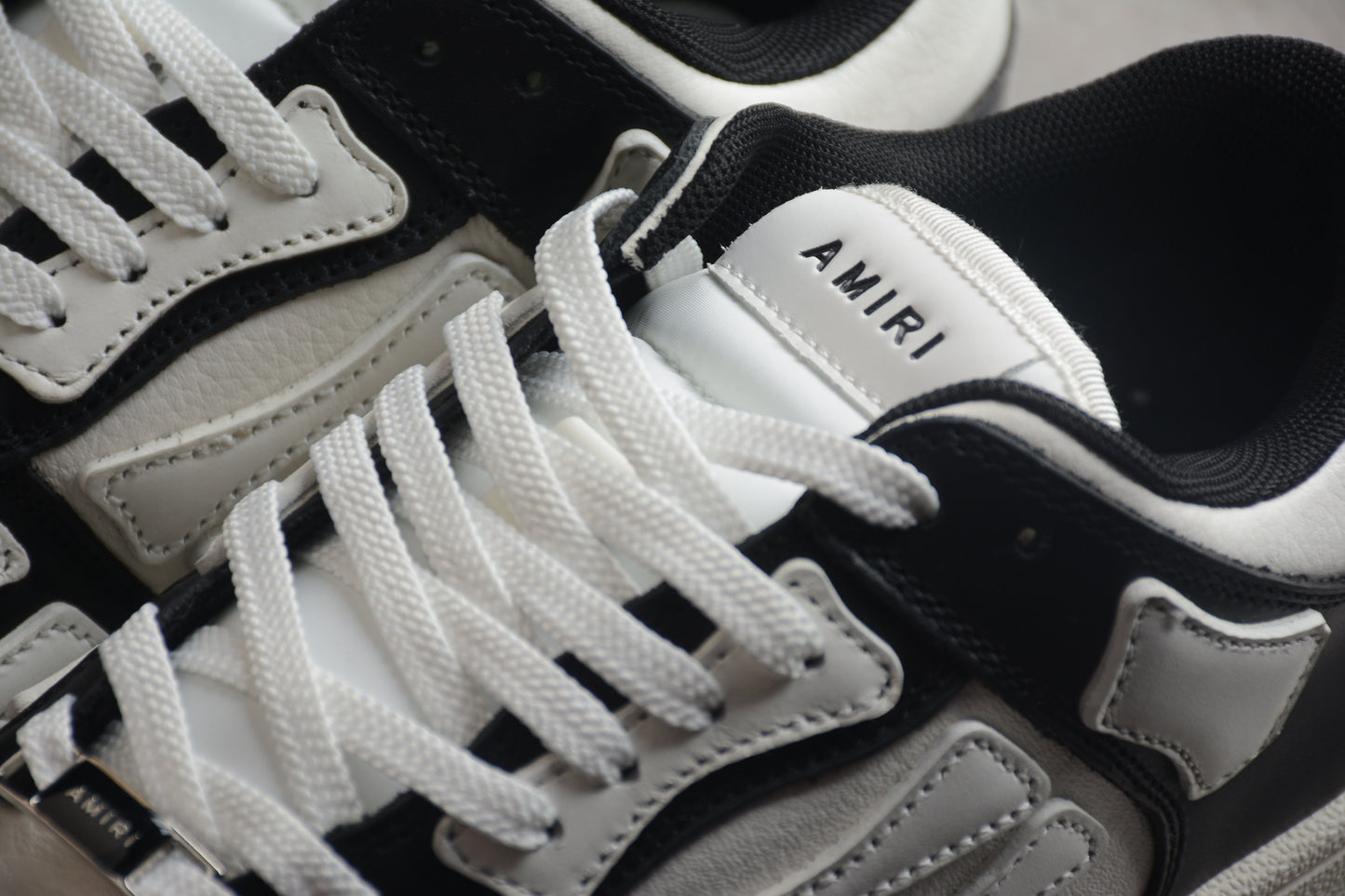 Amiri Skel Top Low 'Black White' - Best Reps Website 2025