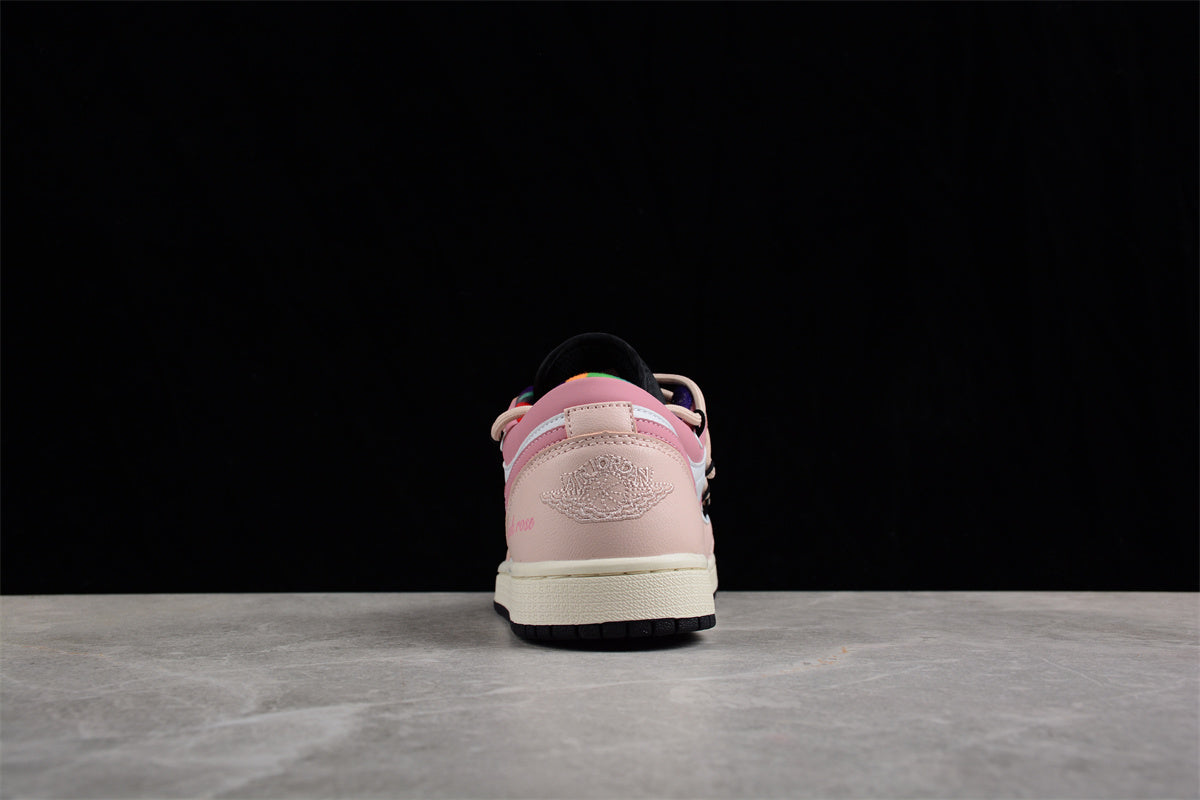Air Jordan 1 Low FZBB Vintage Basketball Shoes GS "Pink Rose" - Best Reps Website 2025