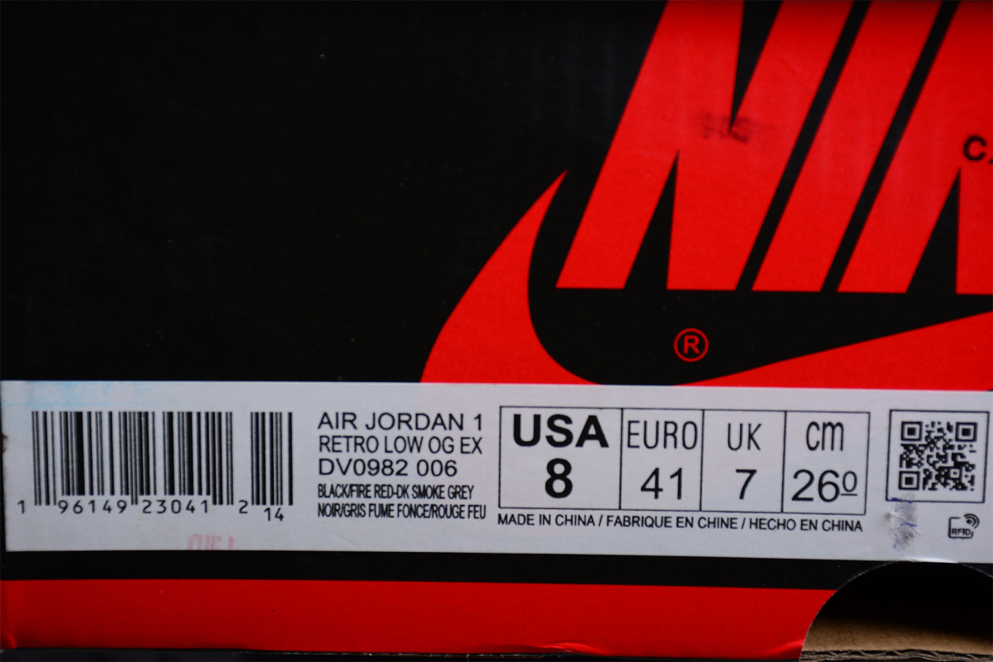 Nike Air Jordan 1 Retro Low "Dark Smoke Grey" DV0982-006 - Best Reps Website 2025