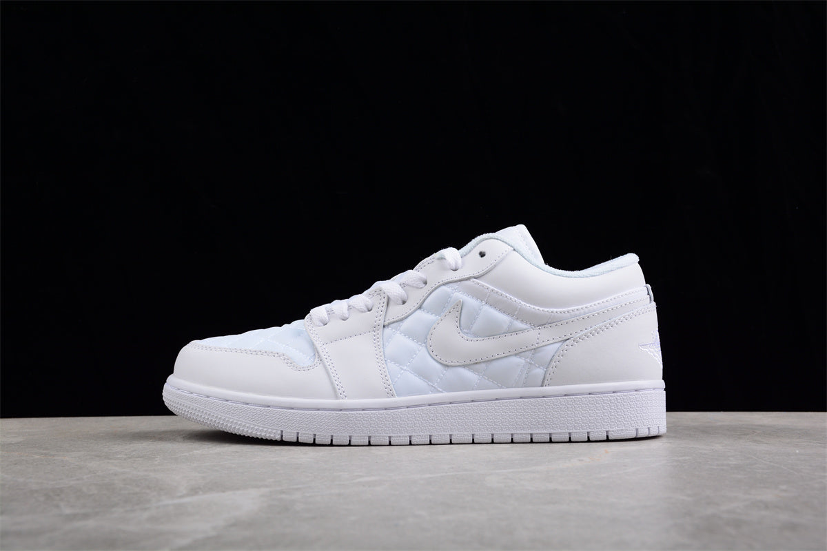 Air Jordan 1 Low Quilted "Triple White" DB6480-100 - Best Reps Website 2025