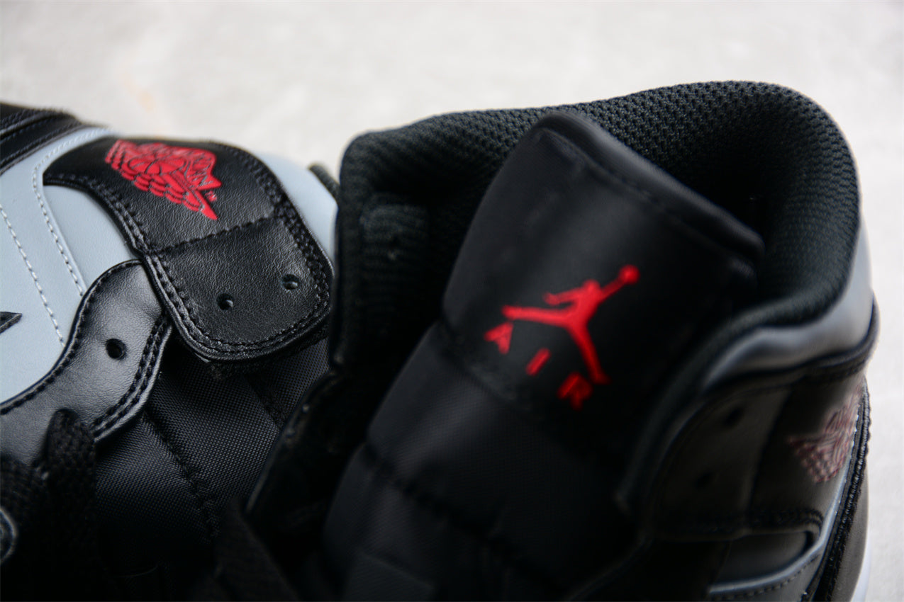 Nike Air Jordan 1 Mid "Shadow Red Black Particle Grey" - Best Reps Website 2025