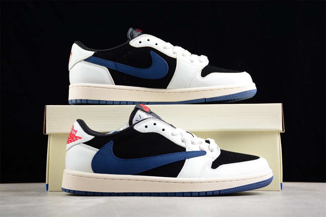 Air Jordan 1 Low x Travis White Blue - Best Reps Website 2025