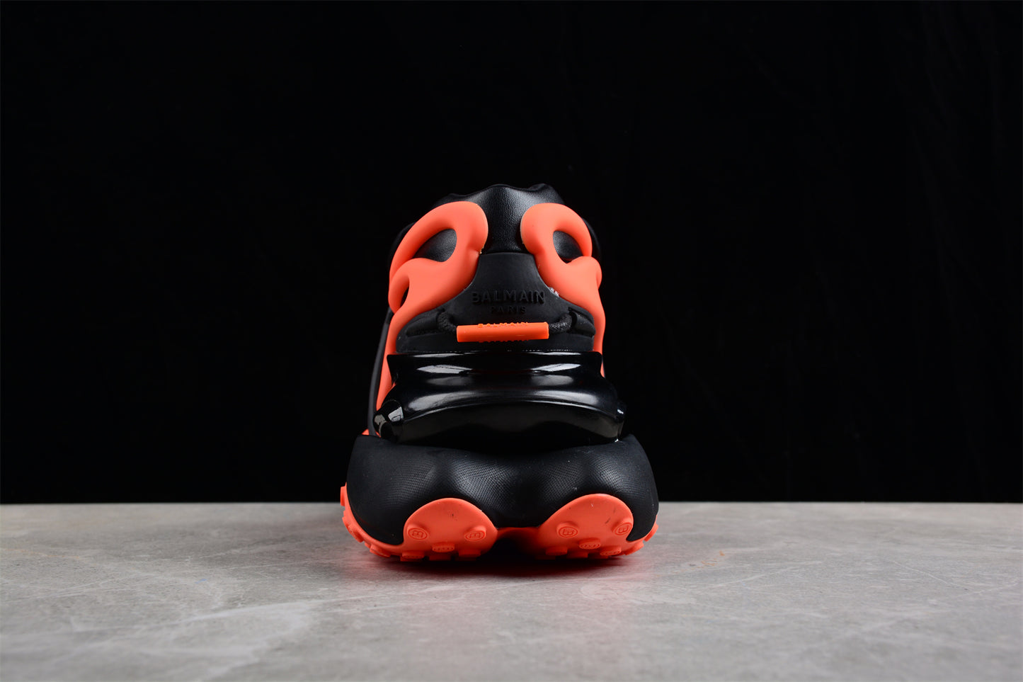 Balmain Unicorn Sneakers in Black/Orange – Neoprene & Leather - Best Reps Website 2025