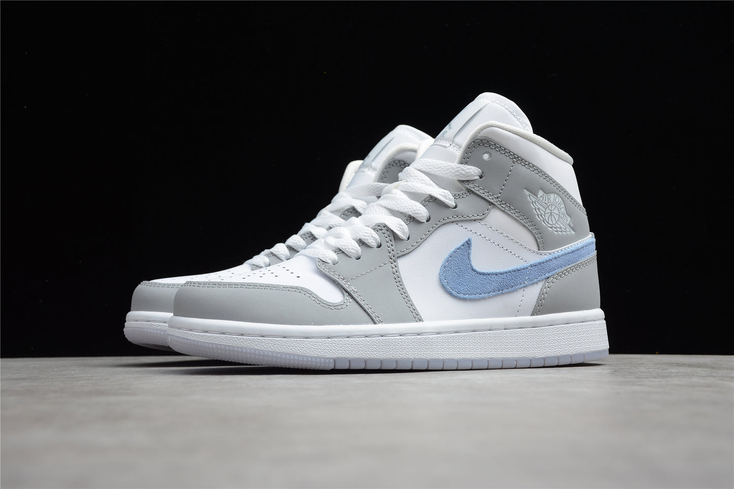 Air Jordan 1 Mid "Wolf Grey Aluminum" - Best Reps Website 2025