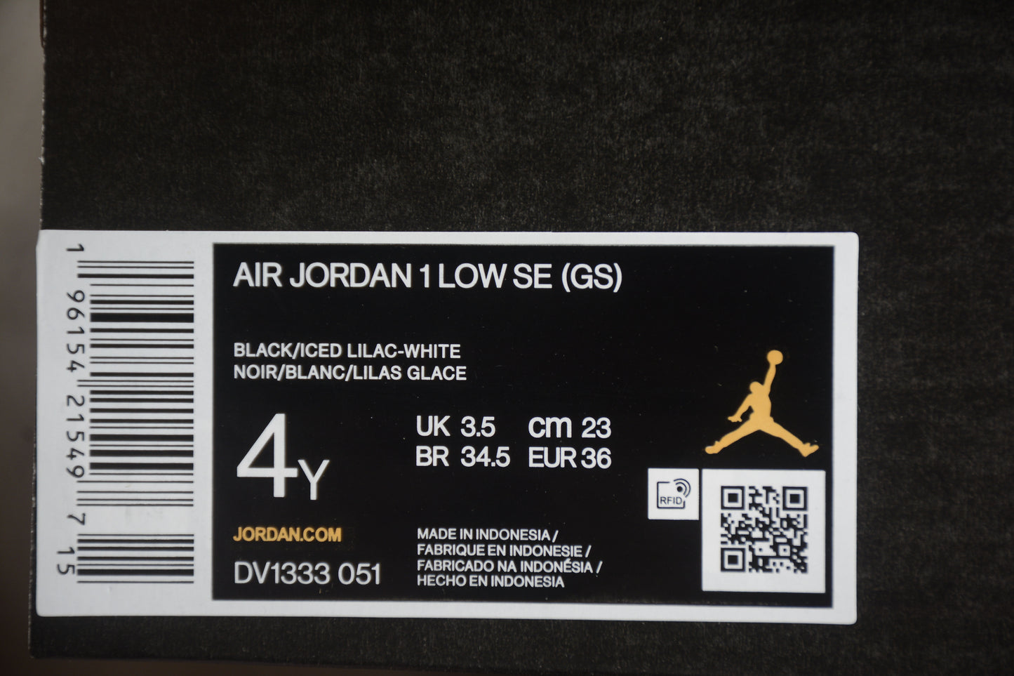 Air Jordan 1 Low SE ‘Black Iced Lilac’ - Best Reps Website 2025