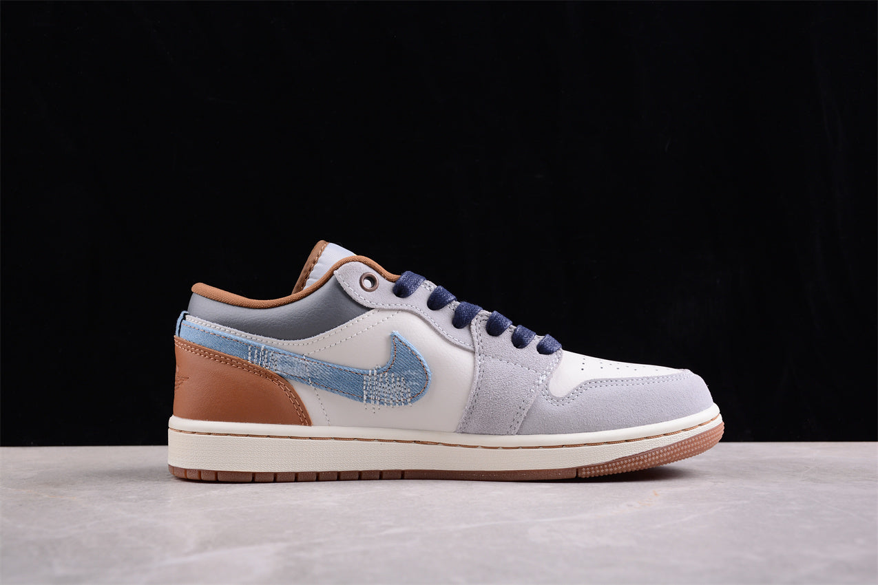 Air Jordan 1 Low SE 'Repaired Denim Swoosh' - Best Reps Website 2025