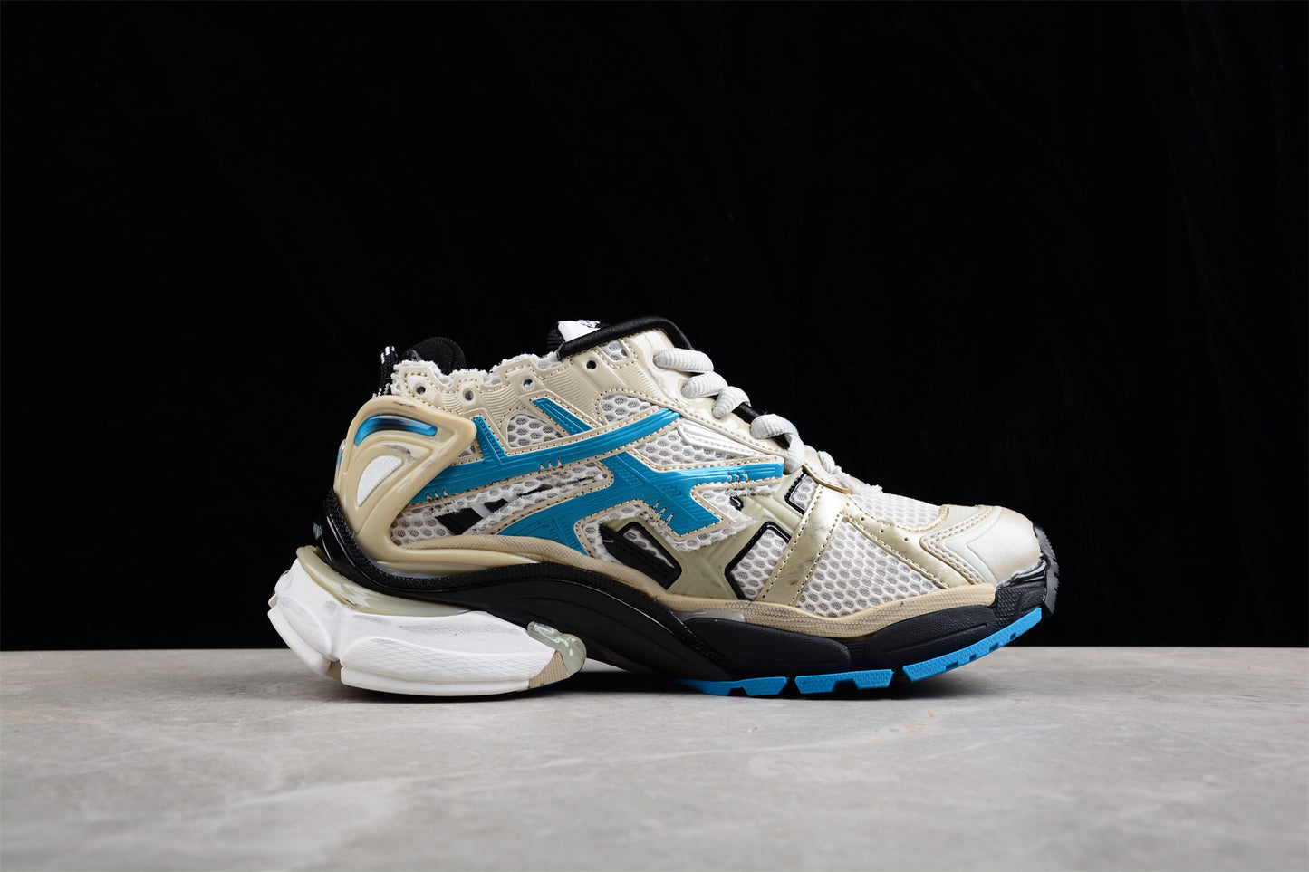 Balenciaga Runner – White/Beige/Blue - Best Reps Website 2025