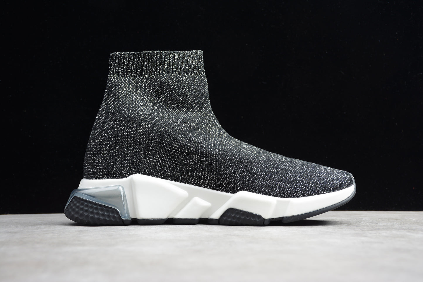 Balenciaga Speed Graffiti Trainers in Grey/White - Best Reps Website 2025