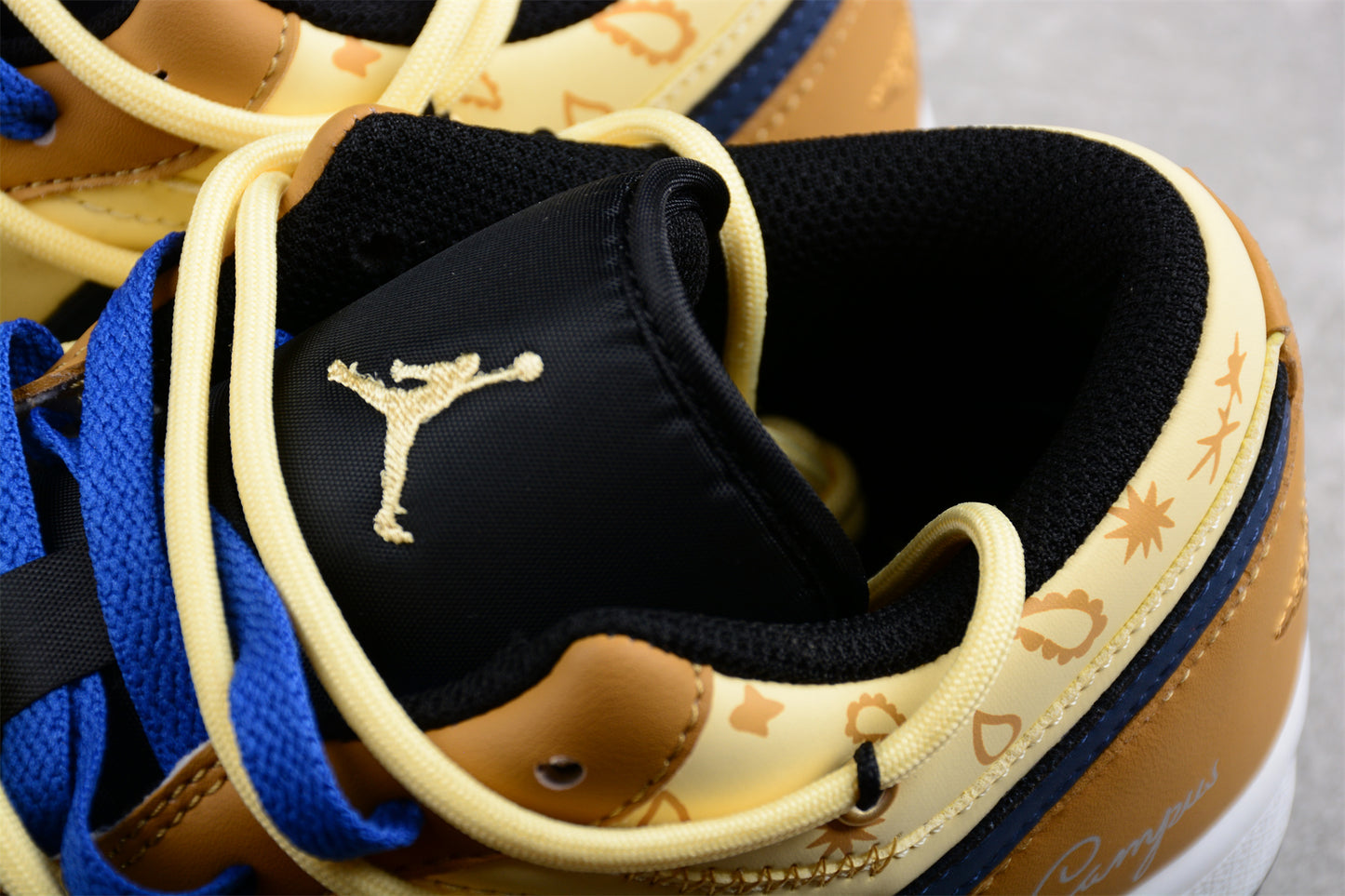Custom Air Jordan 1 Low "Campus Time" tan, beige 553558-062 - Best Reps Website 2025