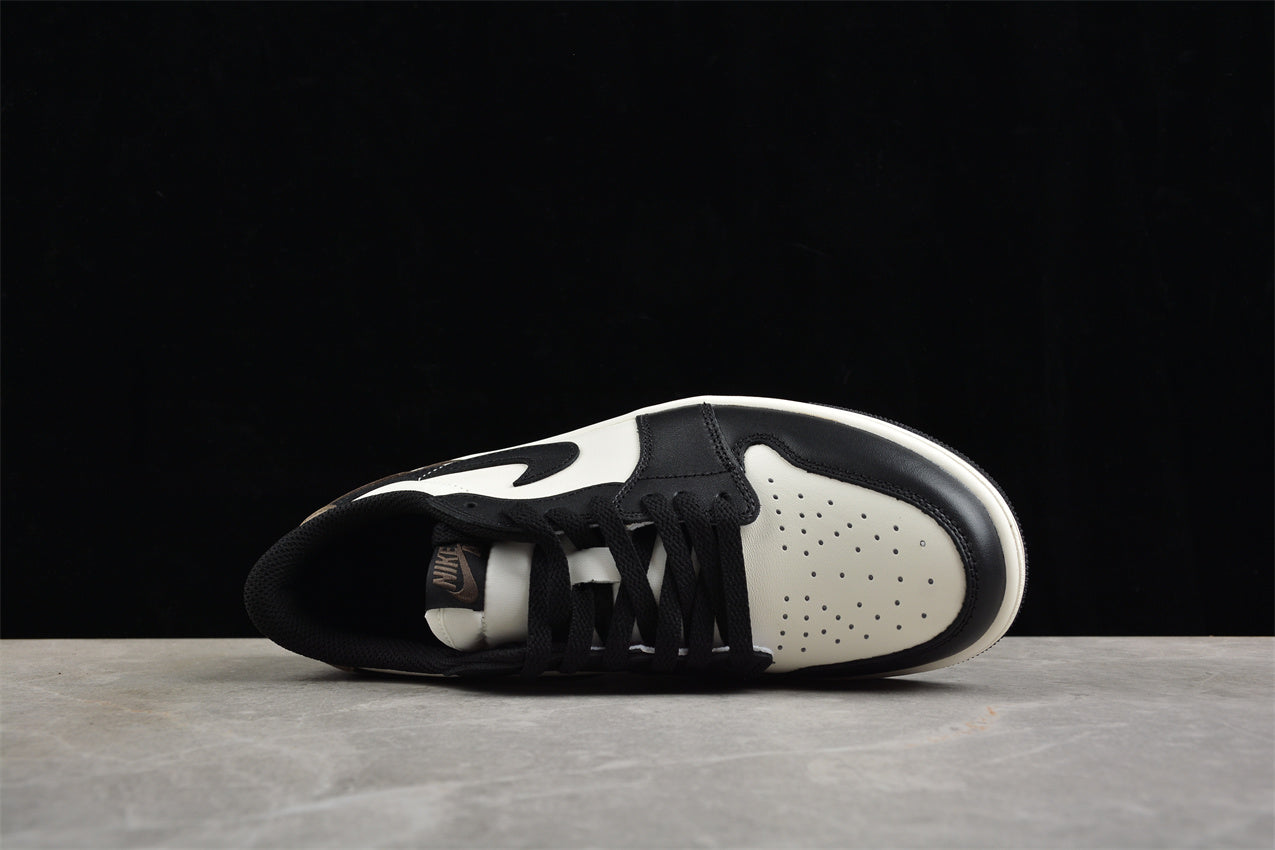 Air Jordan 1 Low Sail/Black Dark Mocha - Best Reps Website 2025