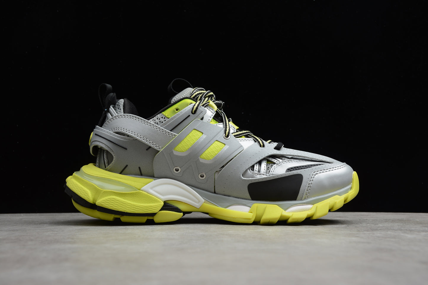 Balenciaga Track Trainers – Silver and Lime Green - Best Reps Website 2025