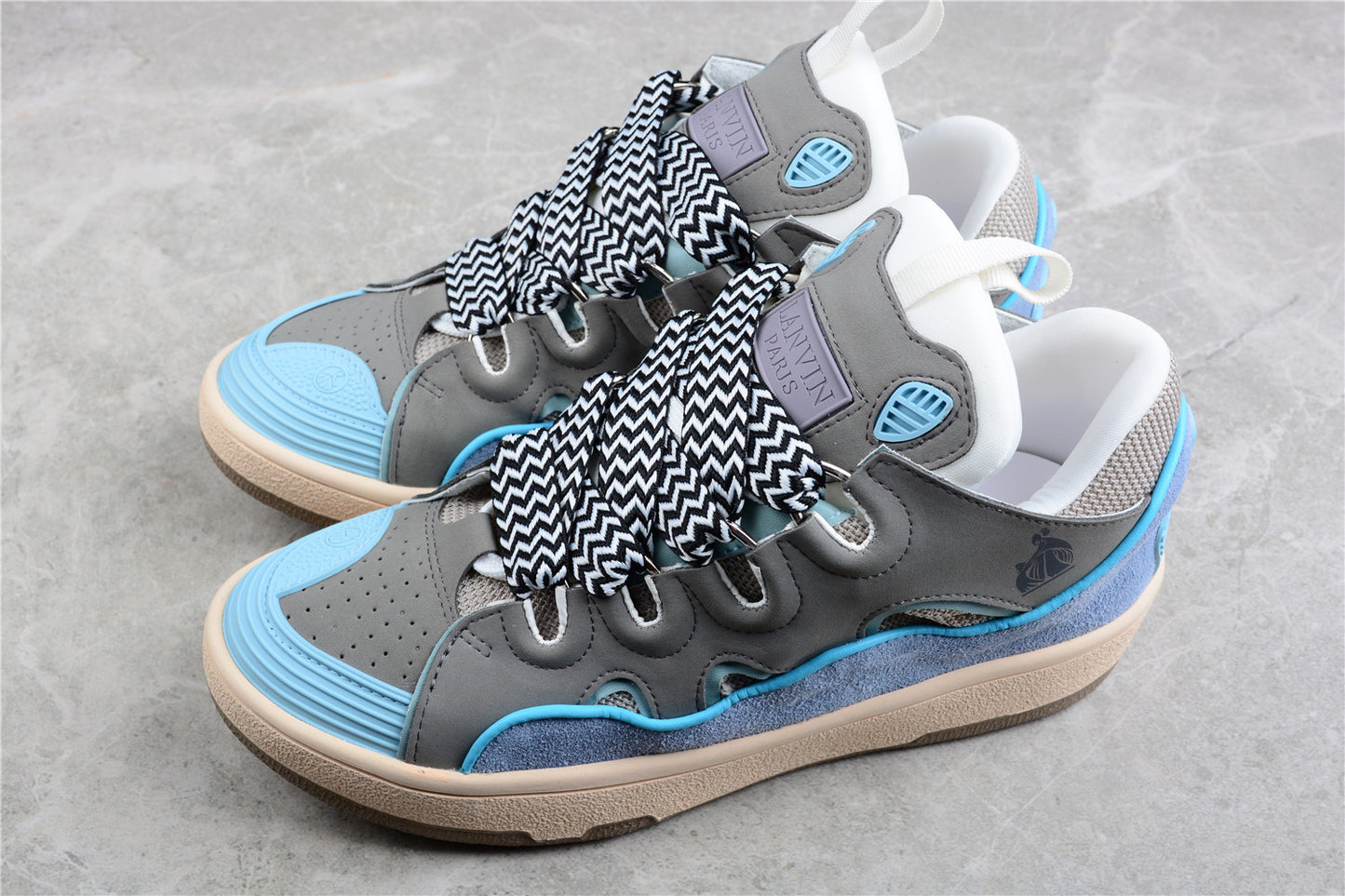 Lanvin Curb Sneaker 'Grey Blue'