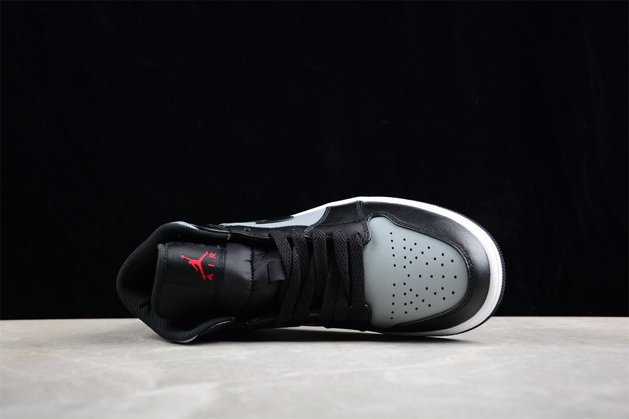 Nike Air Jordan 1 Mid "Shadow Red Black Particle Grey" - Best Reps Website 2025