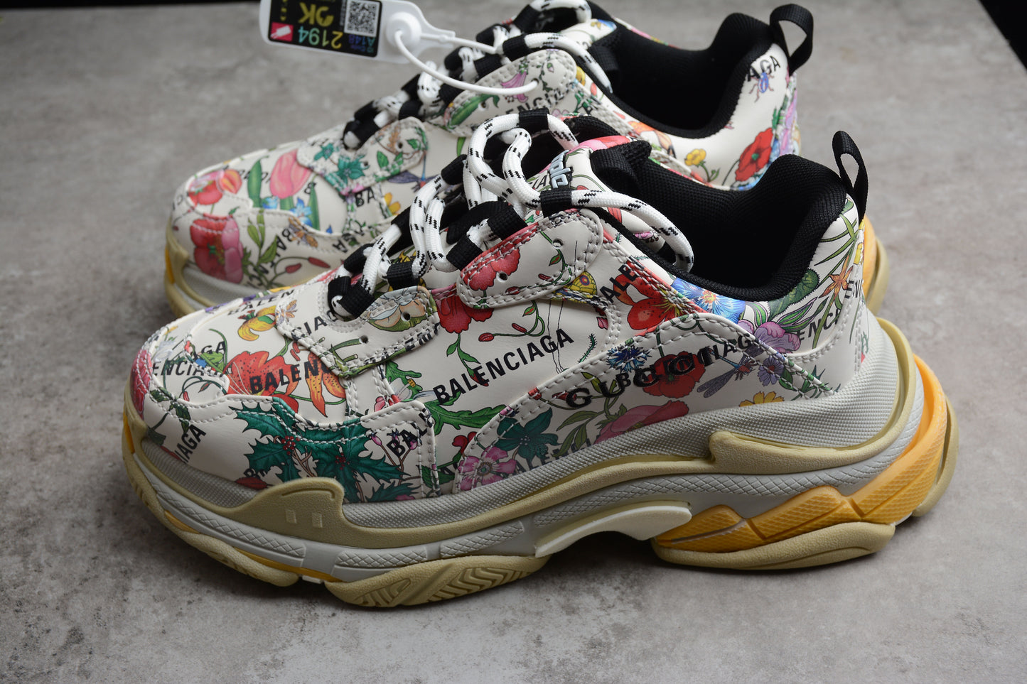 Gucci x Balenciaga The Hacker Project Triple S – Flora Print - Best Reps Website 2025