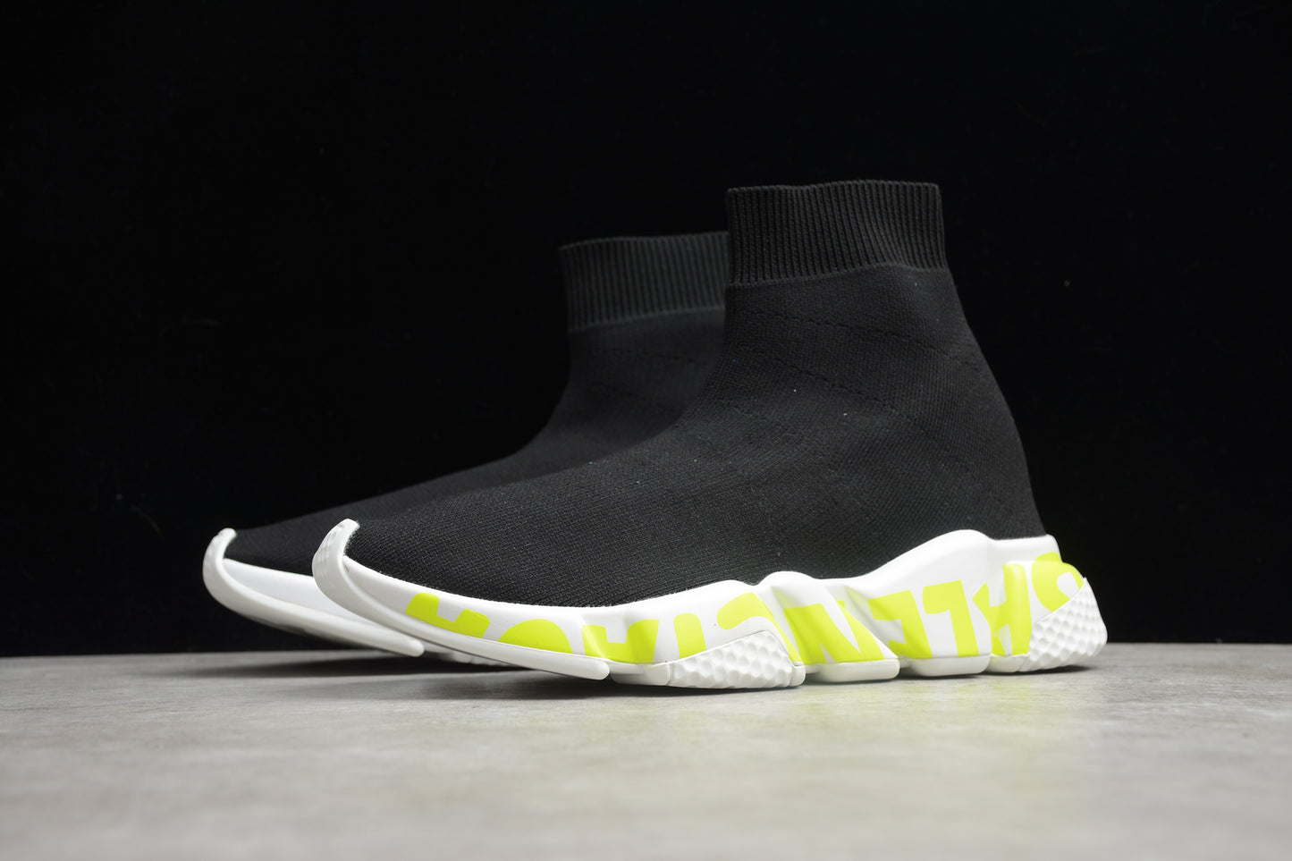 Balenciaga Graffiti Speed Black Fluo Green (Women's) - Best Reps Website 2025
