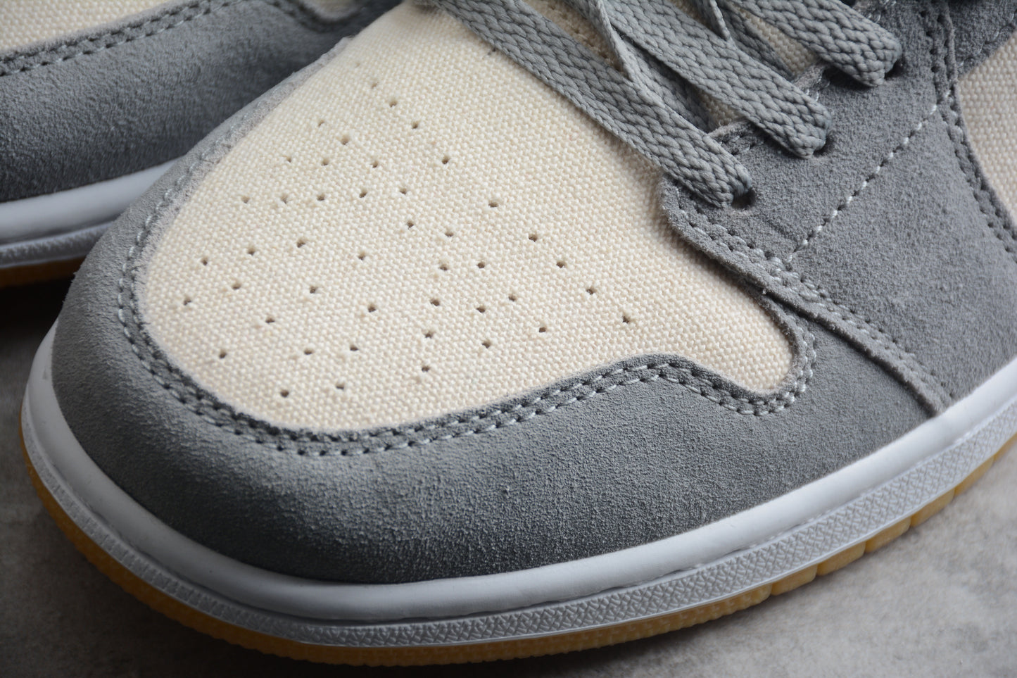 Nike Air Jordan 1 Mid SE ‘Coconut Milk’ Particle Grey - Best Reps Website 2025