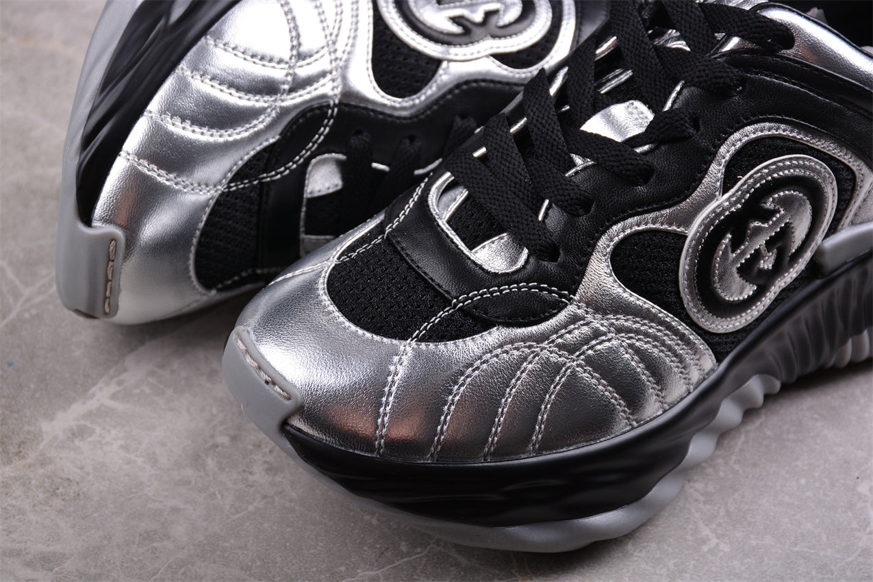 Gucci Ripple Sneaker "Silver Black" - Best Reps Website 2025
