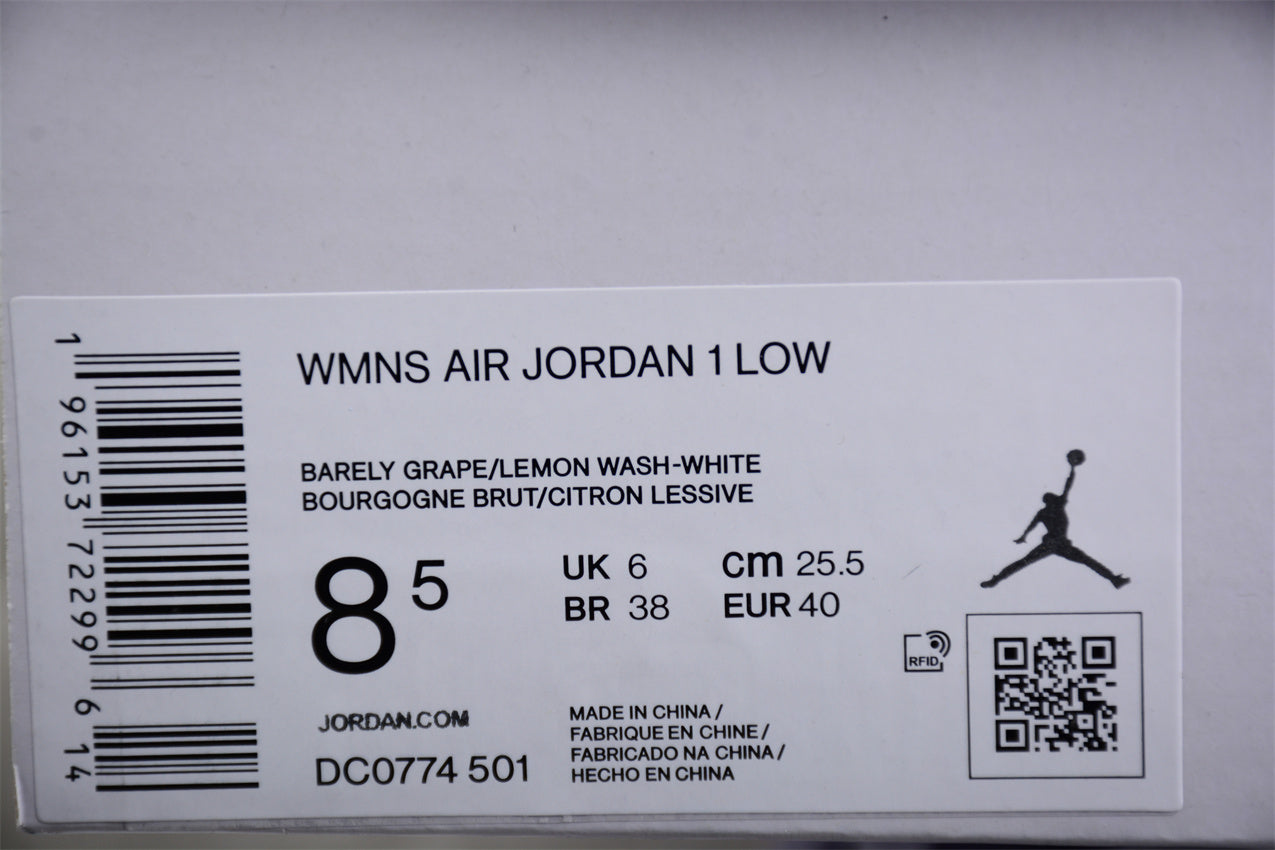 Air Jordan 1 Low "Barely Grape" - Best Reps Website 2025