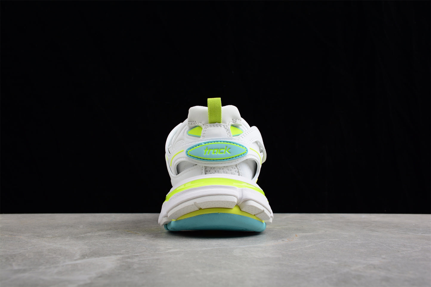 Balenciaga Track – White / Fluorescent Yellow / Turquoise - Best Reps Website 2025
