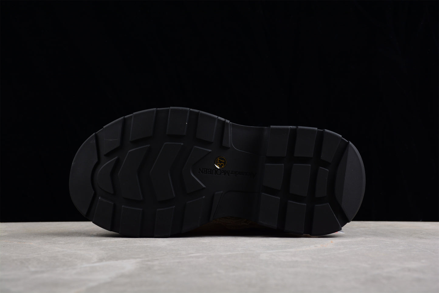 Alexander McQueen Tread Slick Low Lace-Up in Canvas Graffiti Black - Best Reps Website 2025