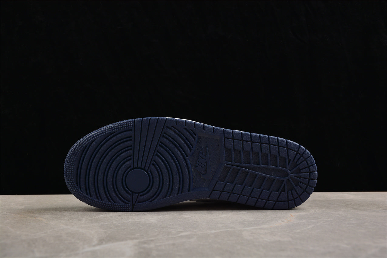 Air Jordan 1 Low 'Midnight Navy Wolf Grey' - Best Reps Website 2025