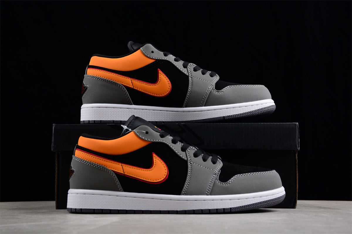Air Jordan 1 Low ‘Light Graphite Vivid Orange’ - Best Reps Website 2025