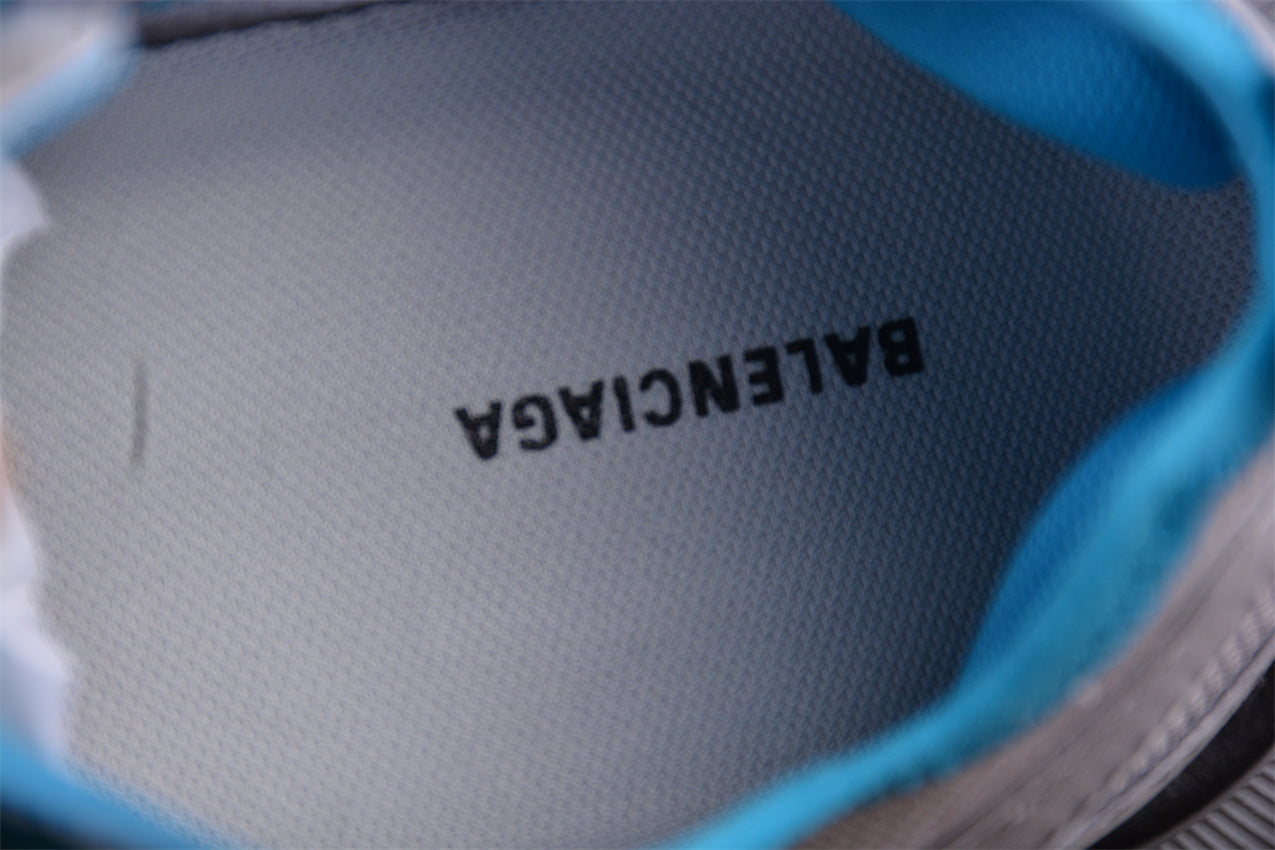 Balenciaga Circuit Sneakers – Beige/Blue