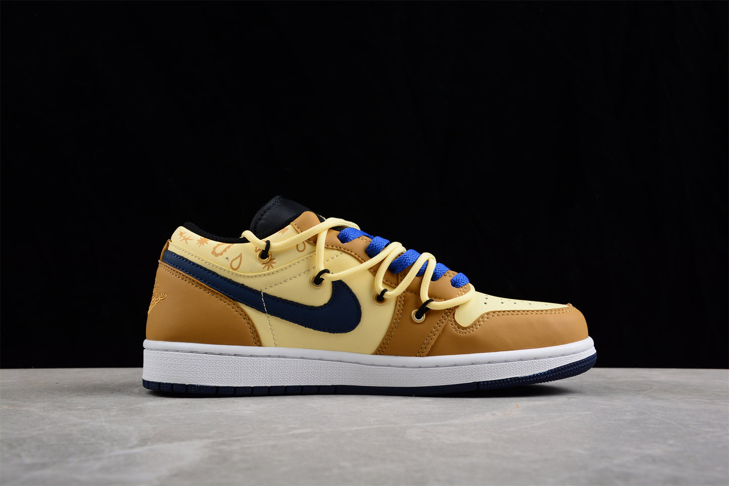 Custom Air Jordan 1 Low "Campus Time" tan, beige 553558-062 - Best Reps Website 2025