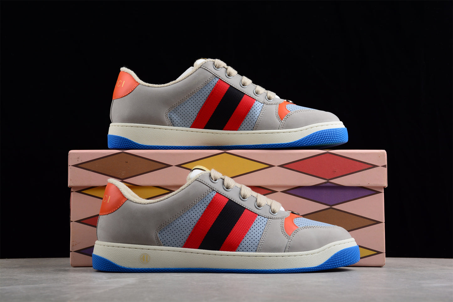Gucci Screener "Lovelight Grey Suede" - Best Reps Website 2025