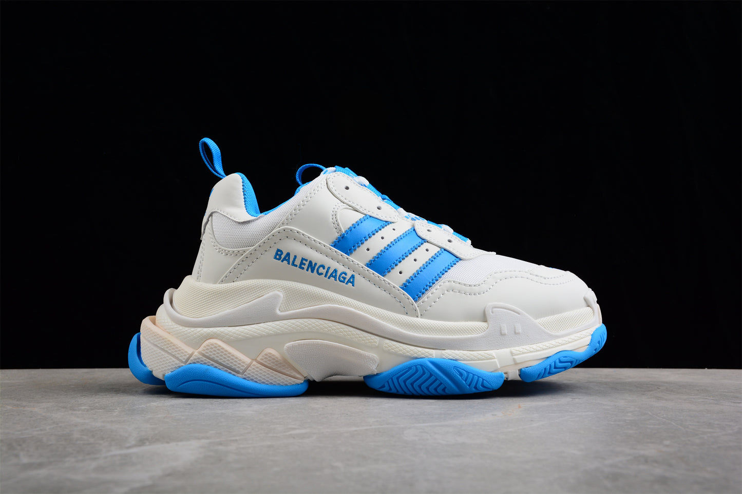 Adidas x Balenciaga Triple S – White / Blue - Best Reps Website 2025