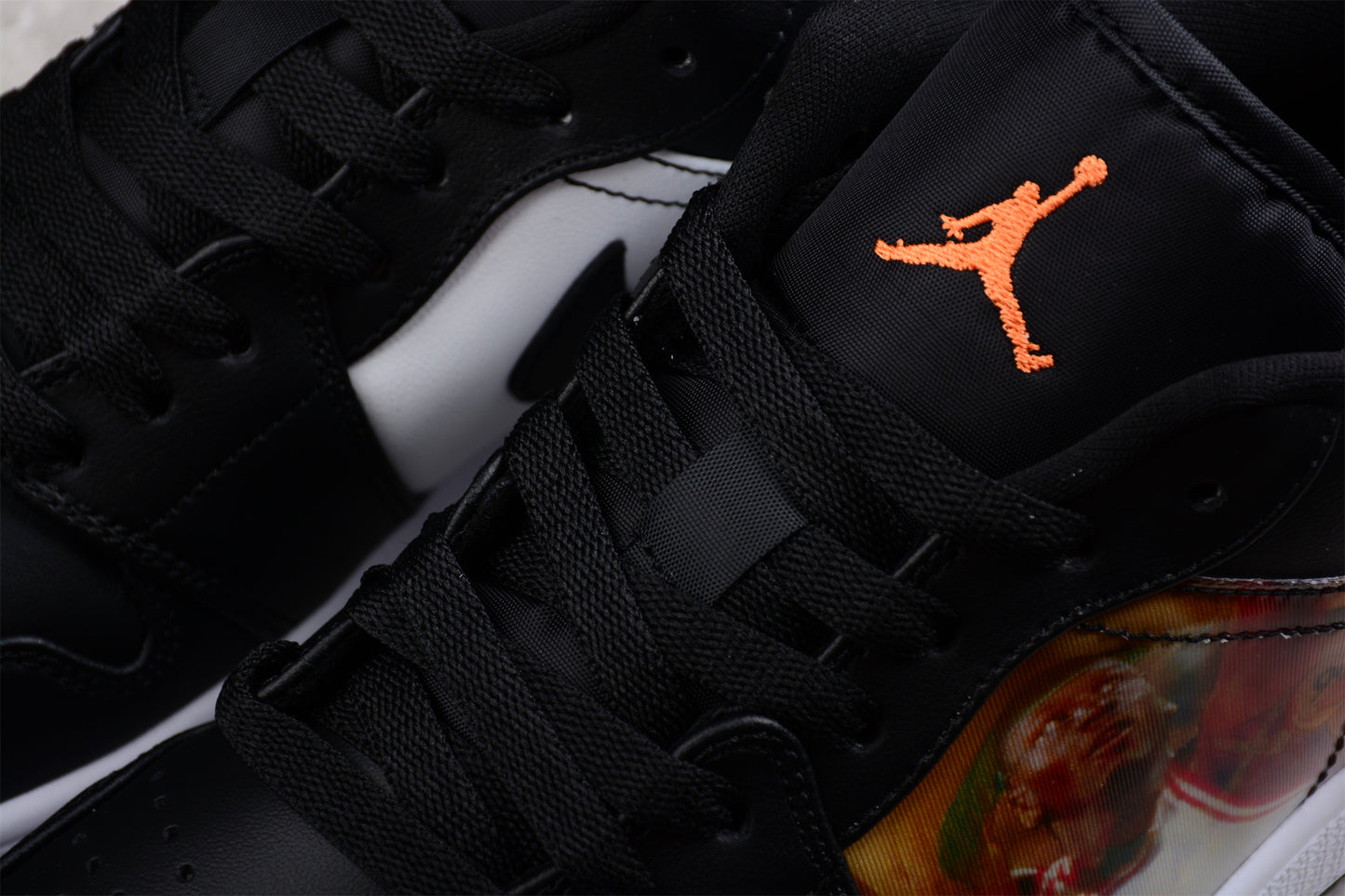 Nike Air Jordan 1 Low Hologram Sneakers Black/White - Best Reps Website 2025