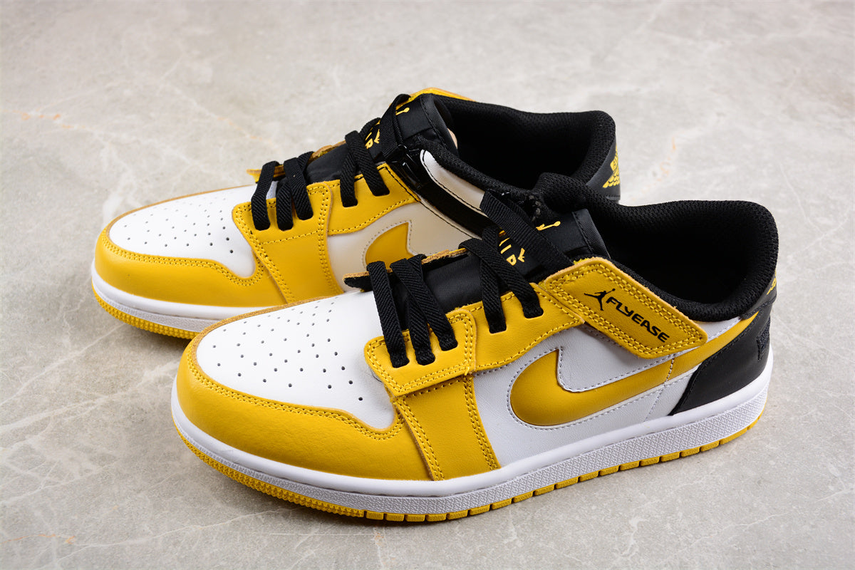 Nike Air Jordan 1 Low FlyEase 'Taxi' White Black - Best Reps Website 2025