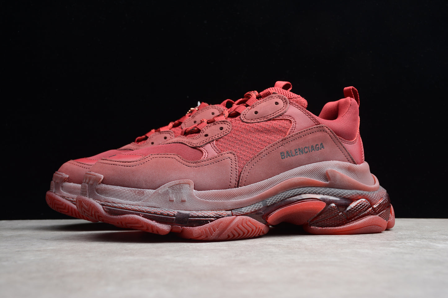 Balenciaga Triple S – Burgundy Red - Best Reps Website 2025