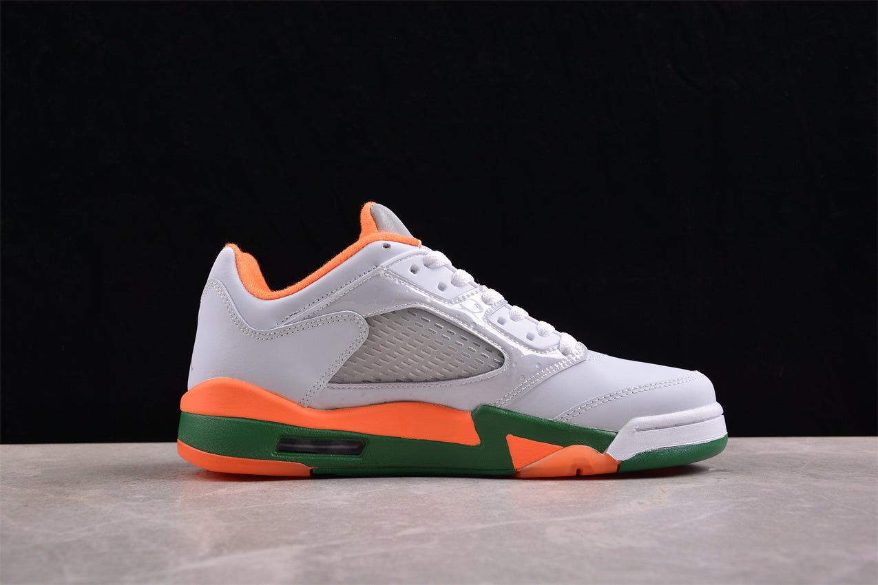 Air Jordan 5 Retro Low (GS) "Miami Hurricanes" - Best Reps Website 2025