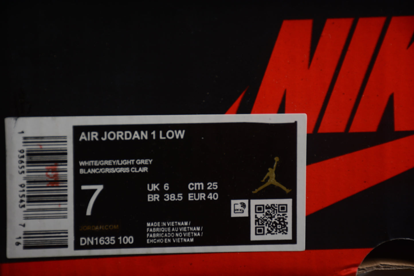 Air Jordan 1 Low ” Inside Out White Phantom ” - Best Reps Website 2025