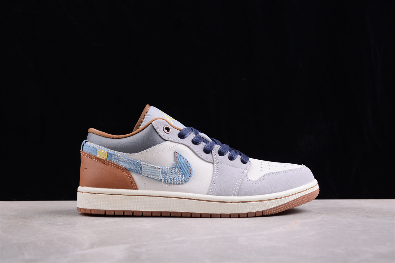 Air Jordan 1 Low SE 'Repaired Denim Swoosh' - Best Reps Website 2025